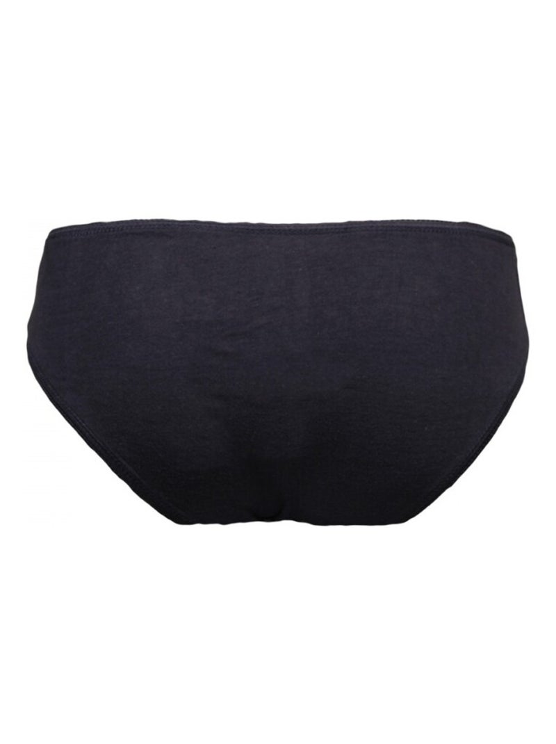 Culottes fille lot de 6 Blanc Bleu marine Blanc - Kiabi