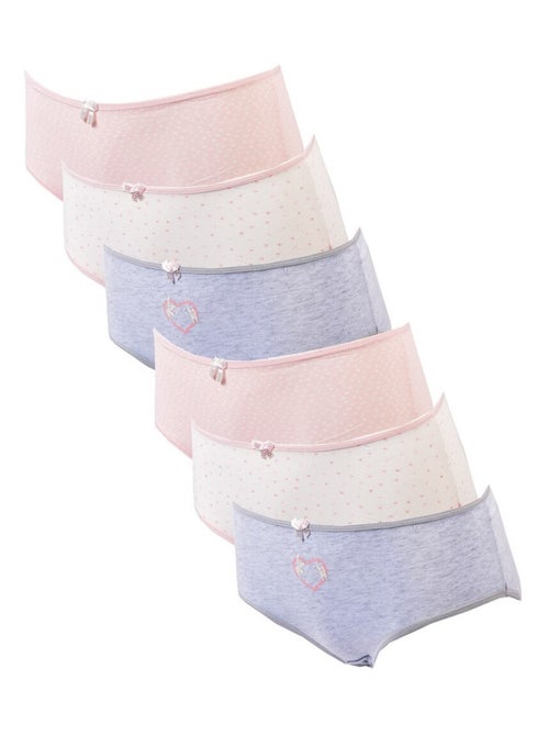 Culottes Fille TRESS - Pack de 6 - Kiabi
