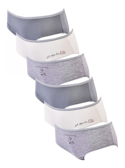Culottes Fille TRESS - Pack de 6 - Kiabi