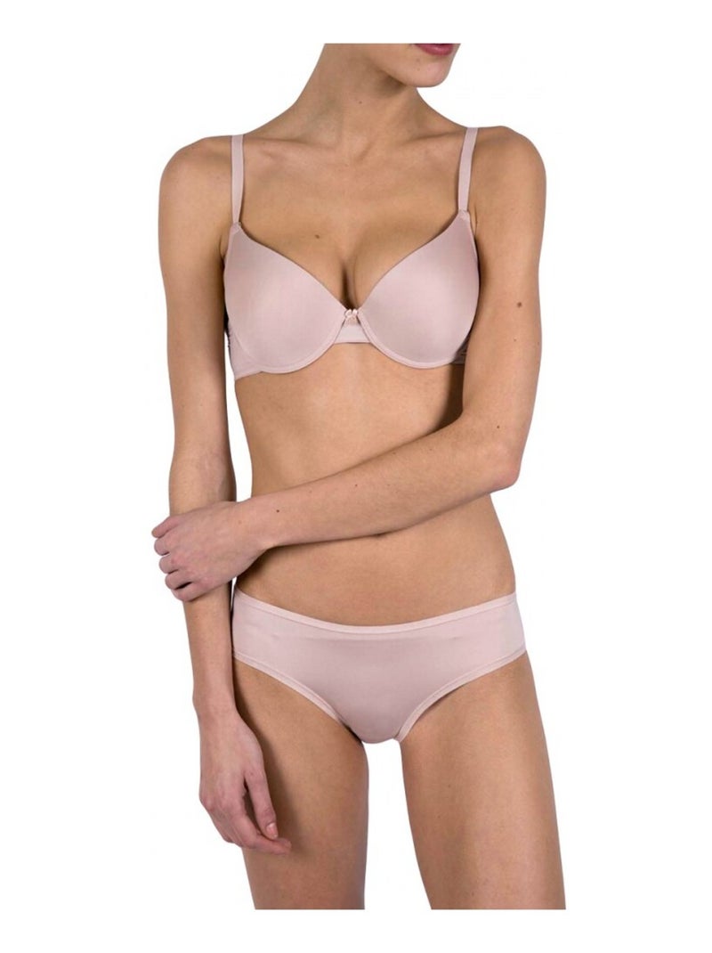 Culottes Haute microfibre Lot de 3 Beige - Kiabi