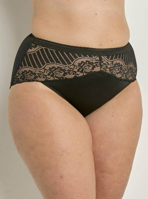 Culottes hautes couvrantes en dentelle - Afibel - Kiabi