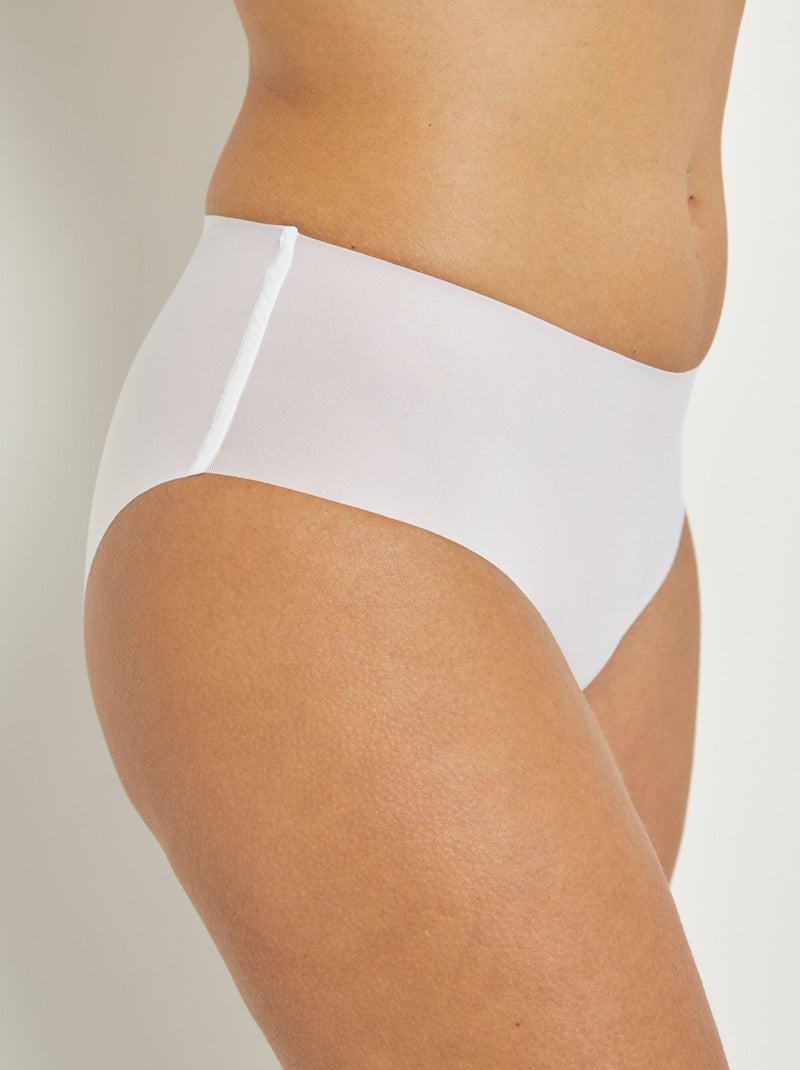 Culottes hautes invisibles sans coutures - AFIBEL Blanc - Kiabi