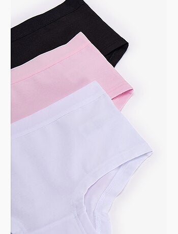 Culottes hipster basiques, lot de 3 penti