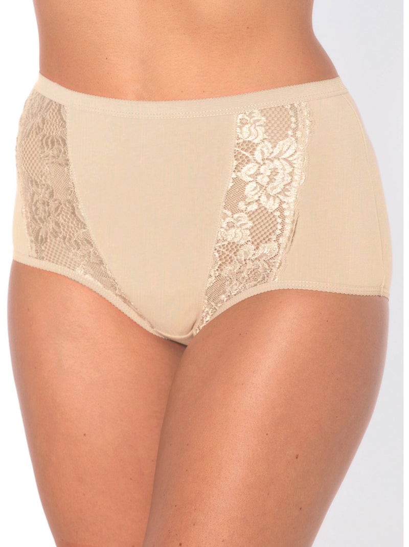 Culottes maxi, lot de 3 - DAXON Beige - Kiabi
