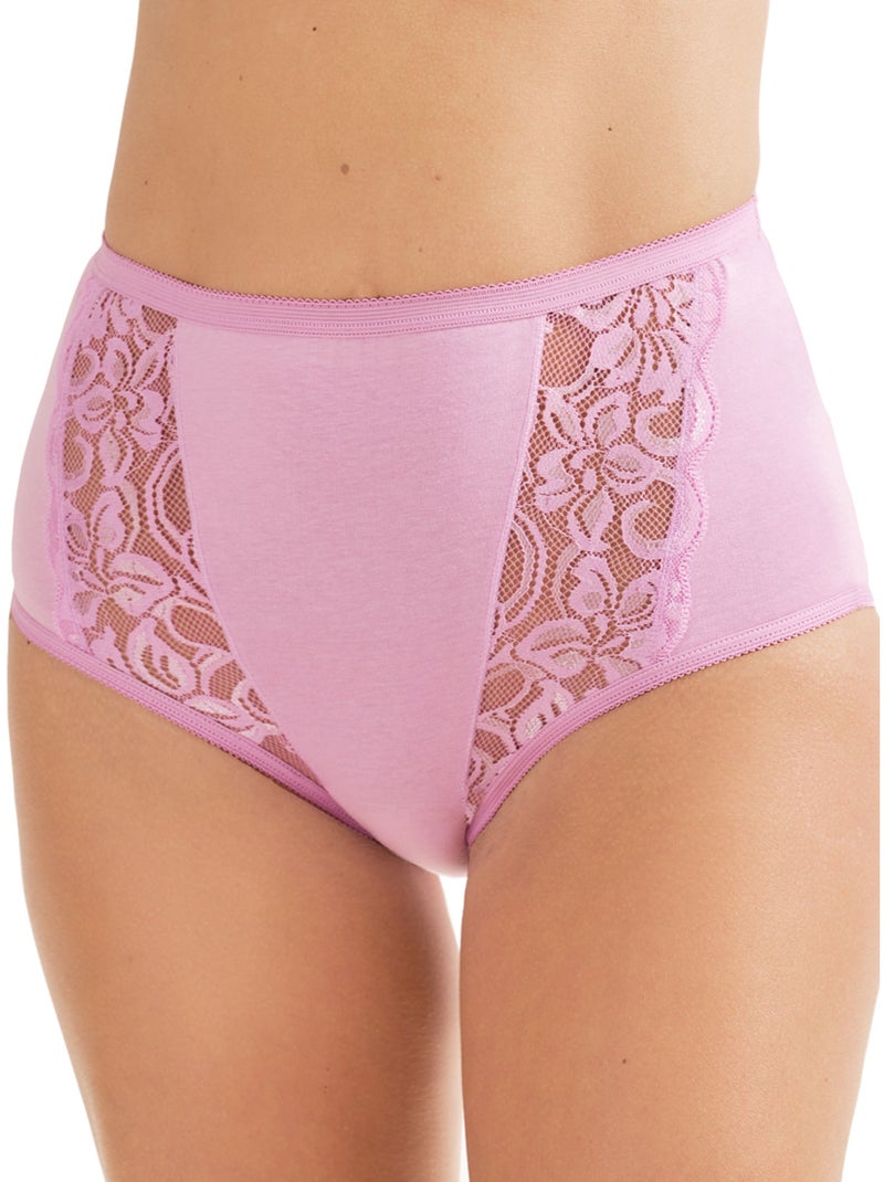 Culottes maxi, lot de 3 - DAXON Jaune clair - Kiabi