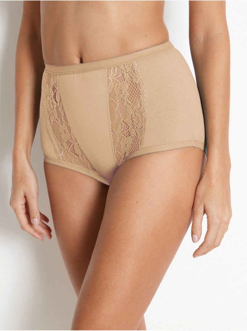 Culottes maxi, lot de 3 - DAXON Violet foncé - Kiabi