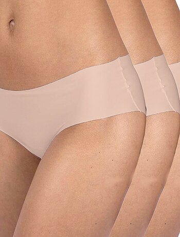 Culottes microfibre Lot de 3 Femme