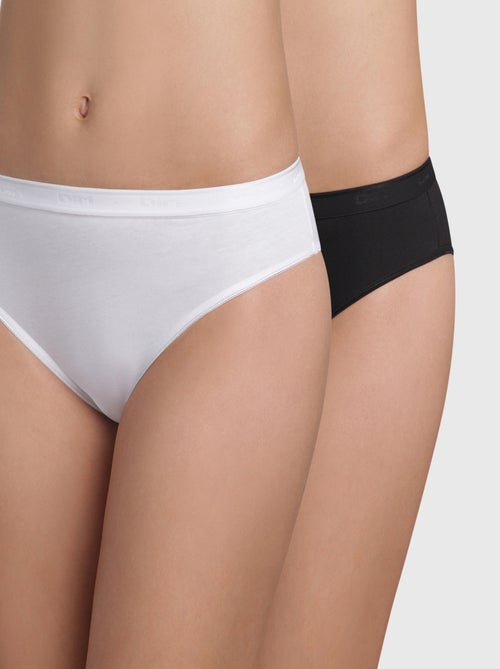 Culottes midi biologique COTON PLUS, lot de 2 - Kiabi