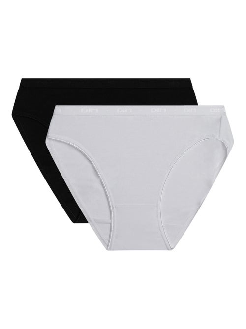 Culottes midi biologique COTON PLUS, lot de 2 - Kiabi