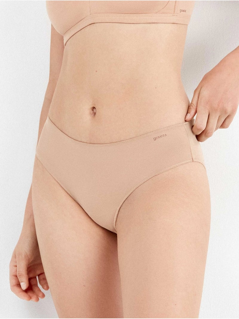 culottes midi en coton bio Rose - Kiabi