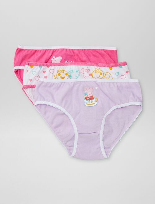 Culottes 'Peppa Pig' - Lot de 3 - Kiabi