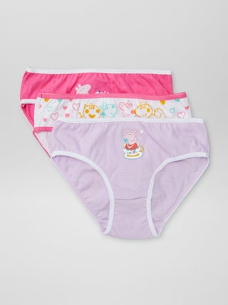 Culottes 'Peppa Pig' - Lot de 3