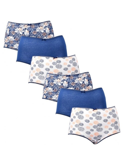 Culottes pour femme MAXI TWINDAY fantaisies - Pack de 6 - Kiabi