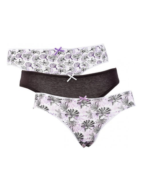 Culottes pour femme TWINDAY  - Pack de 3 - Kiabi