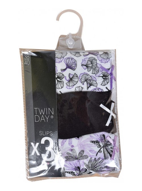 Culottes pour femme TWINDAY  - Pack de 3 - Kiabi