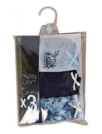 Culottes pour femme TWINDAY - Pack de 3
