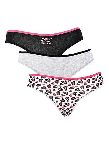 Culottes pour femme TWINDAY - Pack de 3
