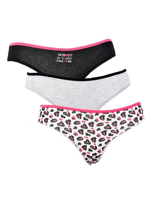 Culottes pour femme TWINDAY  - Pack de 3 - Kiabi