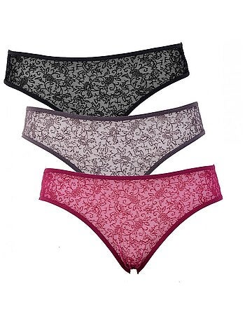 Culottes pour femme TWINDAY - Pack de 6