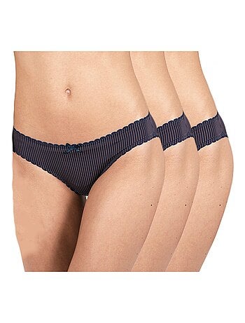 Culottes, slips femme lot de 3