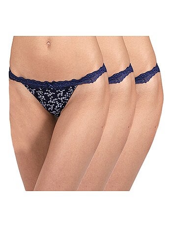 Culottes, slips femme lot de 3