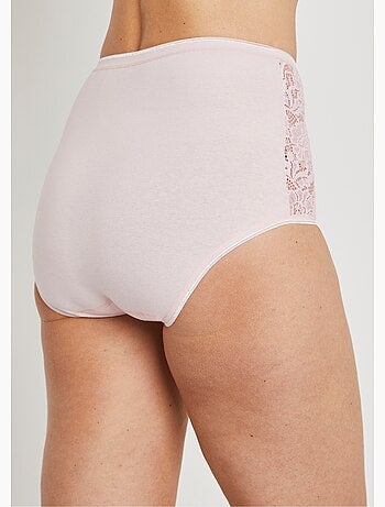 Culottes taille haute dentelle - lot de 2 - Afibel