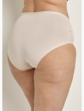 Culottes taille haute effet mat/brillant - Afibel