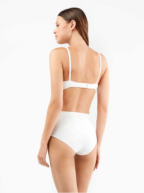 culottes taille haute en coton bio - Kiabi