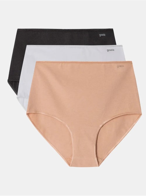 culottes taille haute en coton bio - Kiabi