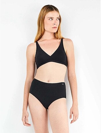 culottes taille haute en coton bio