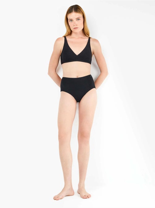 culottes taille haute en coton bio - Kiabi