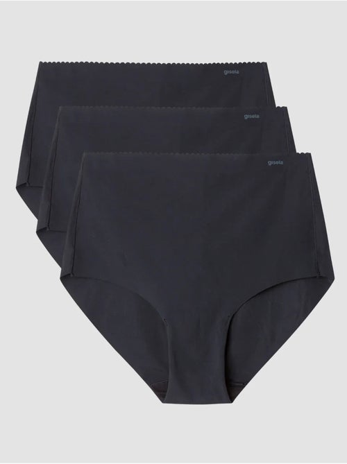 culottes taille haute invisibles en microfibre - Kiabi