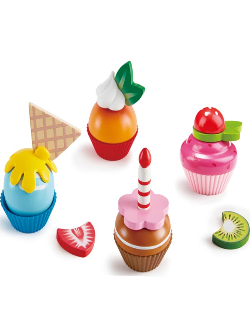 Cupcakes Factices Et Accessoires (18 Pièces) N/A - Kiabi