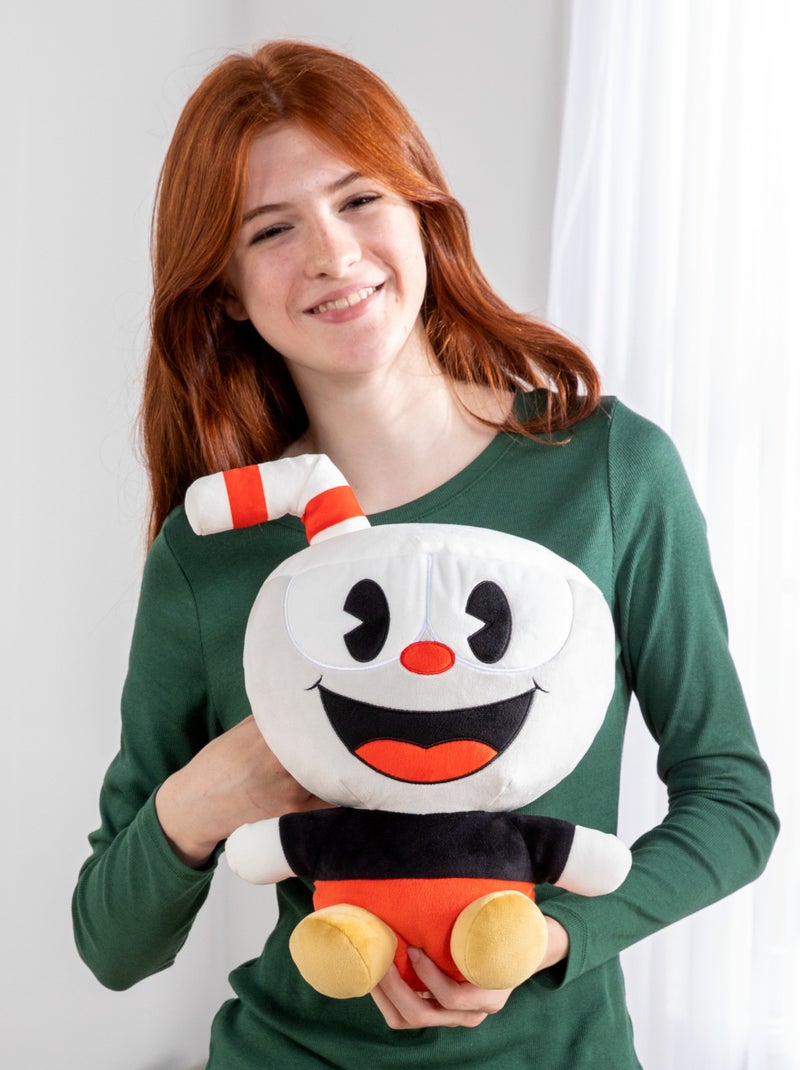 Cuphead Peluche Mocchi Mocchi Blanc Rouge Blanc - Kiabi