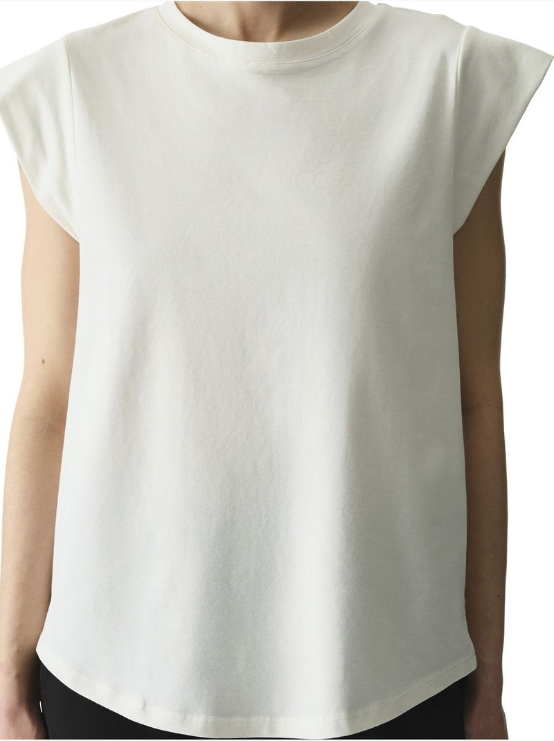 Curvy t-shirt penti Blanc cassé - Kiabi