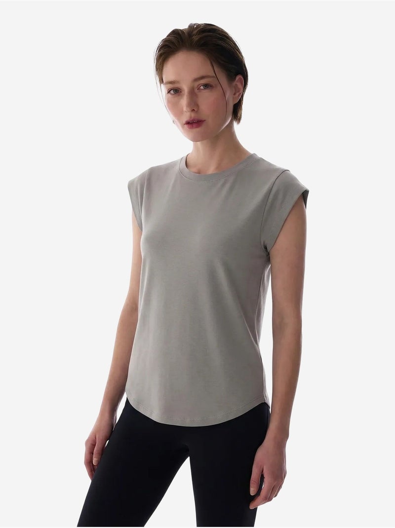 Curvy t-shirt penti Gris - Kiabi