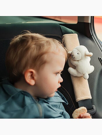 Cute | Protège ceinture enfant ultra doux avec peluche
