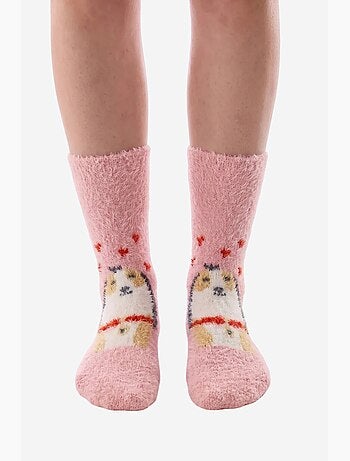 Cuteness chaussettes à motif chien penti