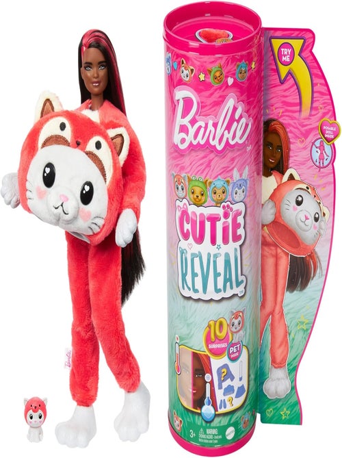 Cutie Reveal Chat Panda Roux - Barbie - Kiabi