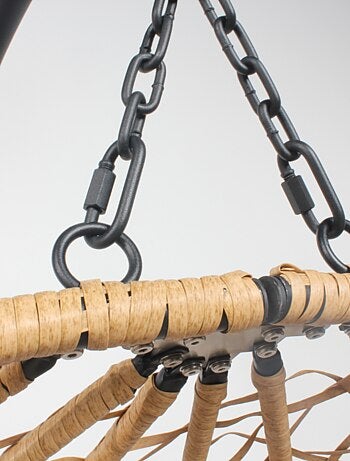 CUZCO - Fauteuil suspendu effet rotin