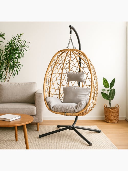 CUZCO Fauteuil suspendu effet rotin - Kiabi