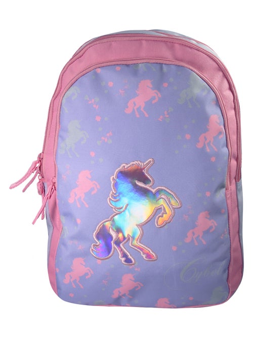 Cybel - Sac à dos 2 compartiments Violet - Rose - Bagtrotter - Kiabi