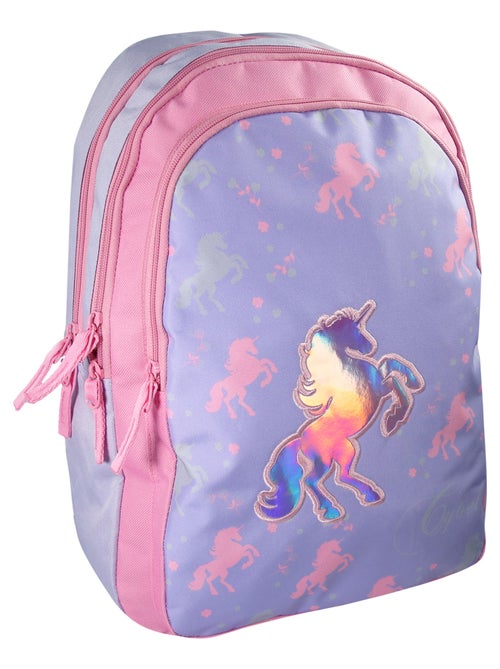 Cybel - Sac à dos 2 compartiments Violet - Rose - Bagtrotter - Kiabi