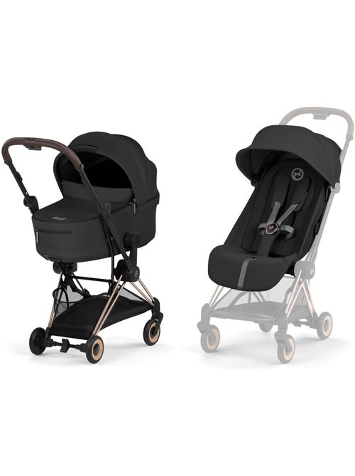 Cybex - duo coÿa 2026 poussette ultra-compacte avec nacelle pliable, châssis - Kiabi Cybex - duo coÿa 2026 poussette ultra-compacte avec nacelle pliable, châssis - Kiabi