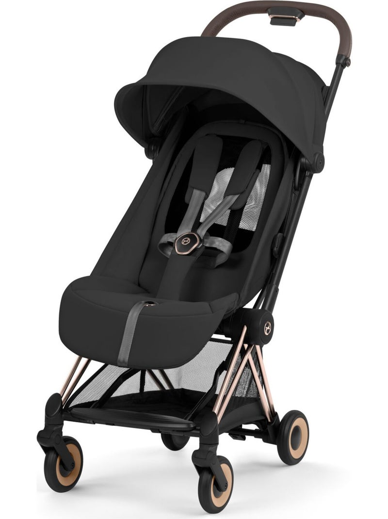 Cybex - duo coÿa 2026 poussette ultra-compacte avec nacelle pliable, châssis Rose - Kiabi