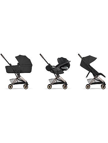 Cybex - duo coya 2026 poussette ultra-compacte avec nacelle pliable et châssis