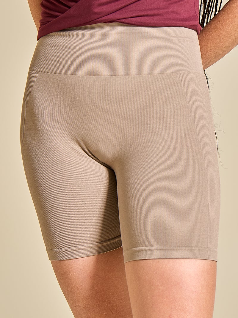 Cycliste de sport en rib - (ekstract) Beige - Kiabi