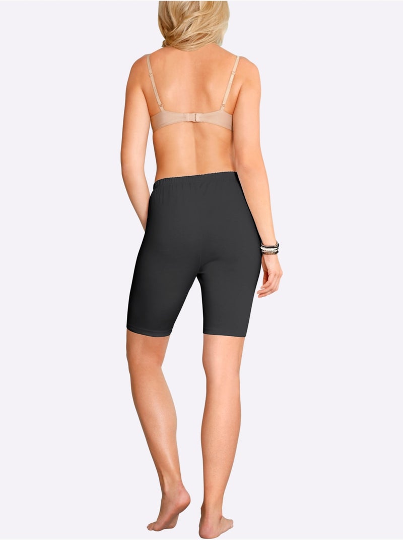 Cycliste élasthanne - Taille Standard - Moda Vilona Noir - Kiabi