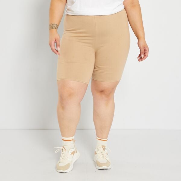 Cycliste En Coton Stretch Null Beige Kiabi 6 00