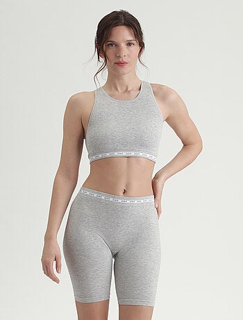 Cycliste en microfibre côtelée Icons Seamless